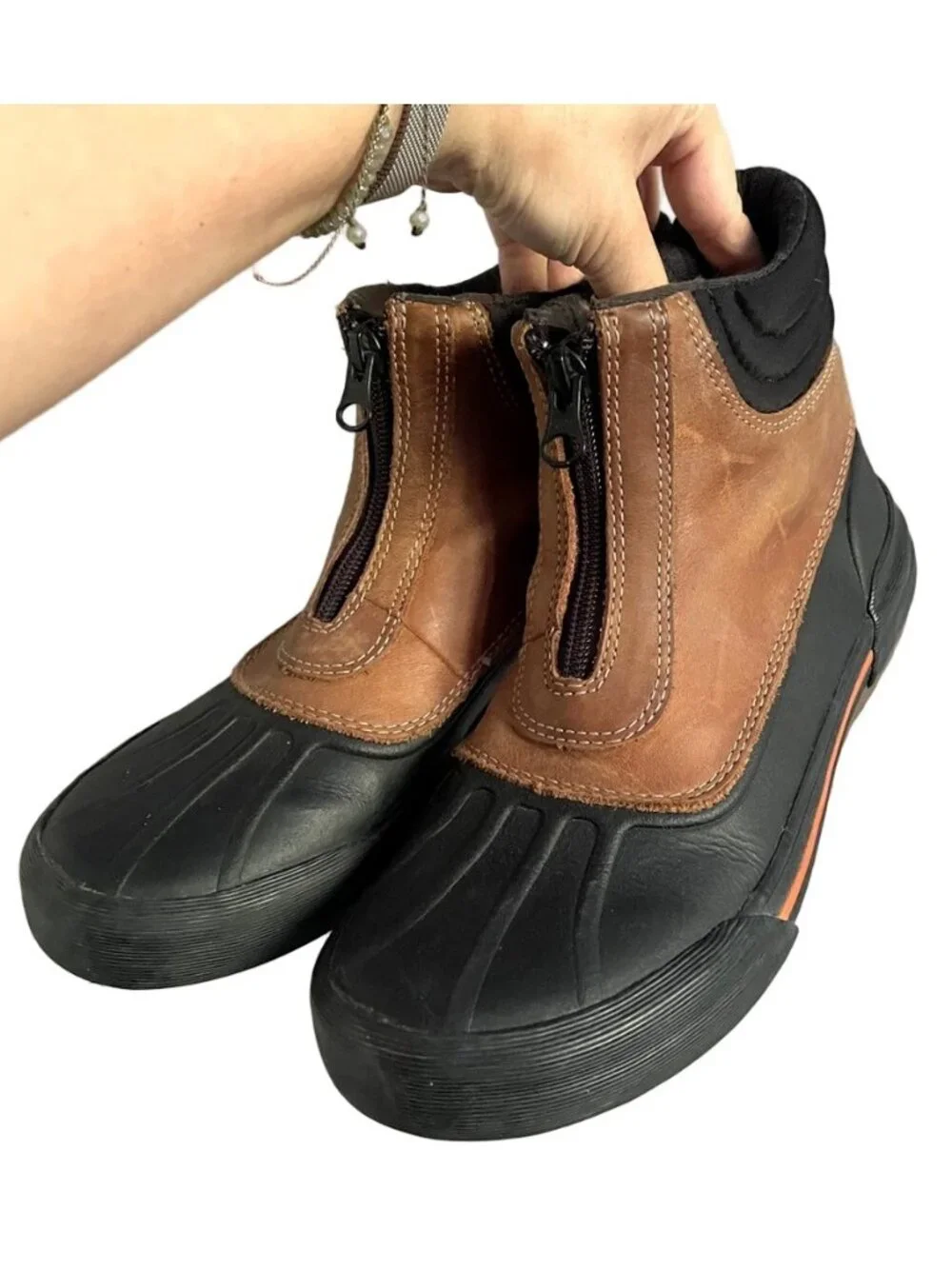Clarks Gilby Cherry Waterproof Boots - 6
